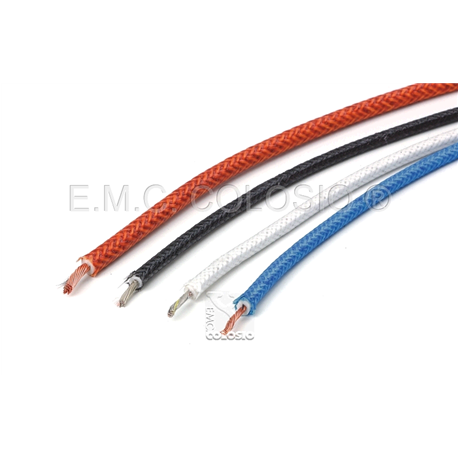 Silicone + Fiber Glass Braid C0R--