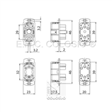 7 Poles M50N/7