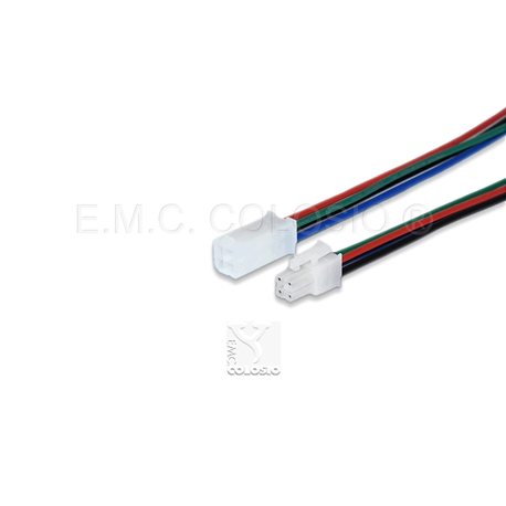 4 P Ma+Fe MINI FIT Jr Molex M18M4 - M18F4