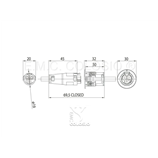 两位+地线 M124NP/3