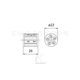 4 ακροδέκτες + γείωση M120N/5