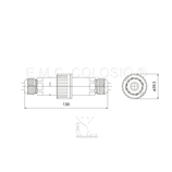 5 ακροδέκτες + γείωση 1 Way IN + 1 Way OUT M145N/6