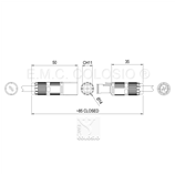 2 Pôles 1 Way IN + 1 Way OUT M181-